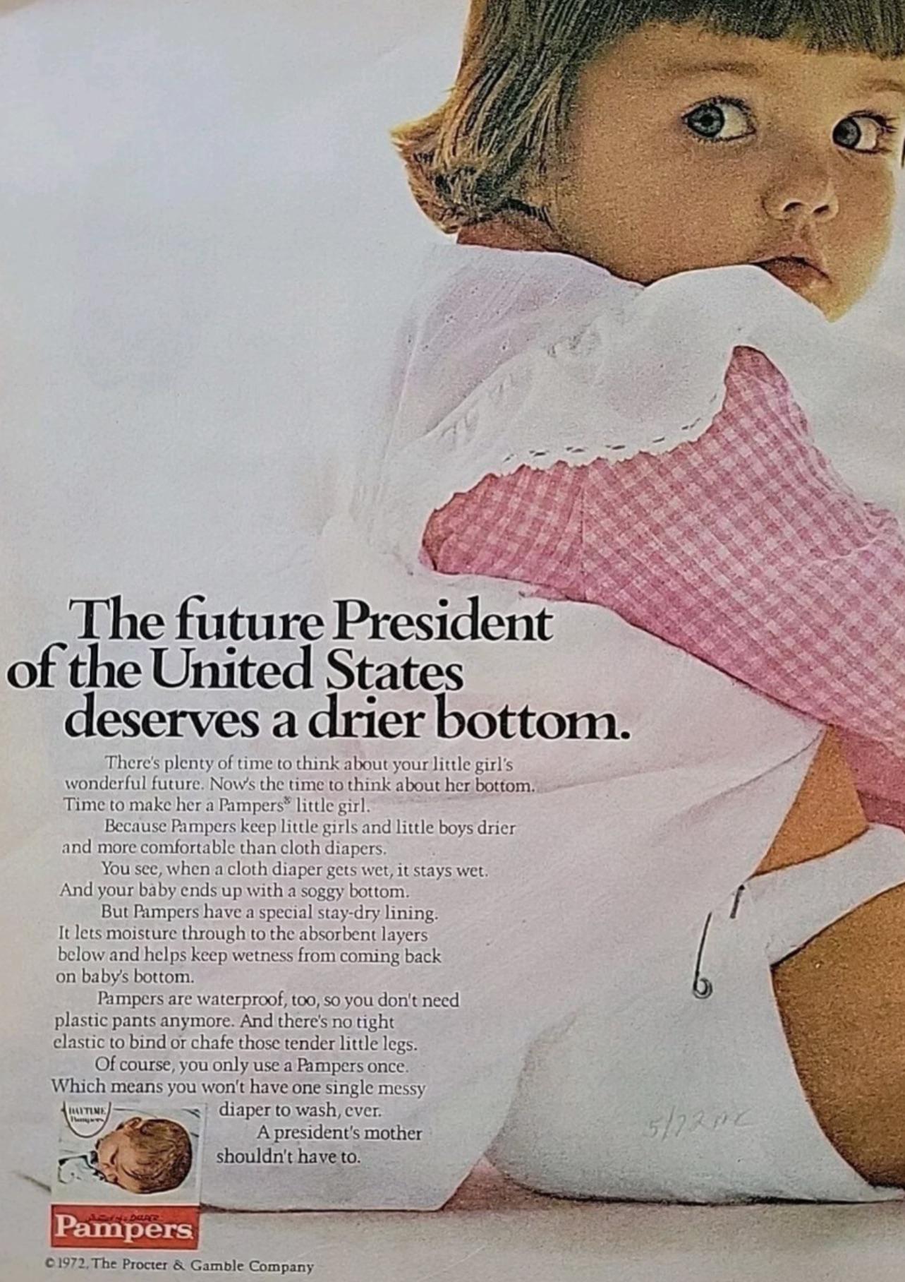 1972 Pampers Ad